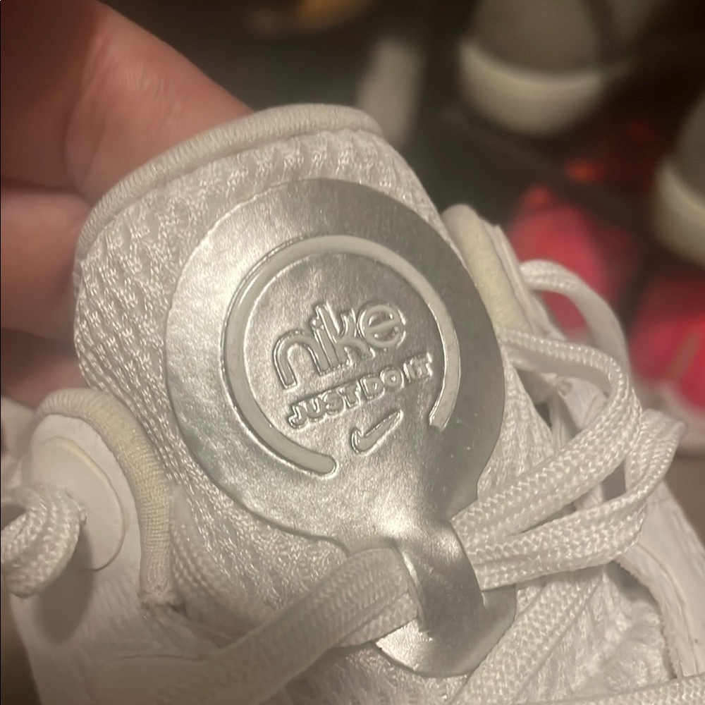 Nike All-White Athletic Shoes - Picture 3 of 7